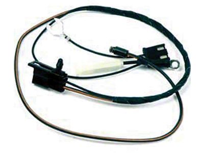 Firebird Clock Wire Harness, For Console Mounted Clock, 1968