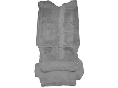 Complete Cutpile Molded Carpet with Mass Backing; Pewter (93-02 Firebird Convertible)
