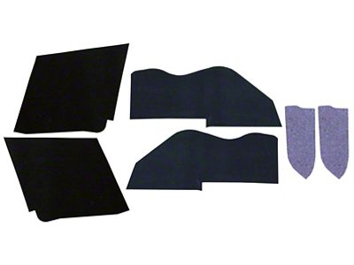 Convertible Armrest/Well Cover Installation Kit (67-69 Firebird Convertible)