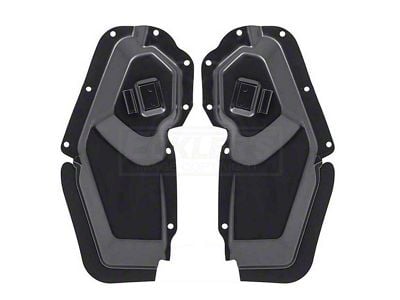 Firebird Convertible Rear Inner Kidney Cover, Left And Right Set, 1967-1969