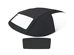 Convertible Top with Plastic Window; Black (94-02 Firebird Convertible)