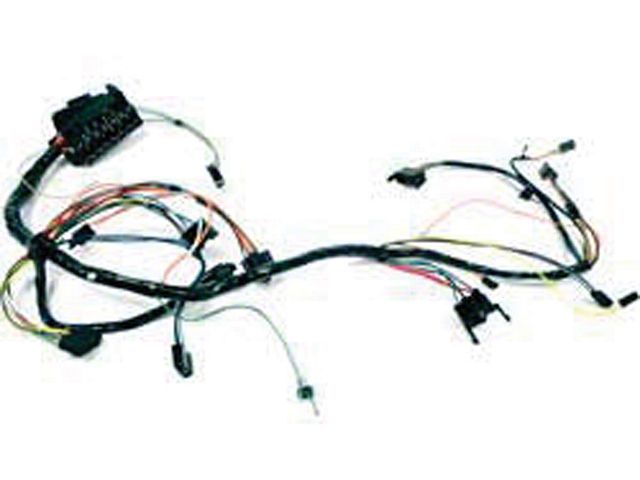 Firebird Dash Wiring Harness, For Cars With Manual Transmission & Rally Gauges, 1967