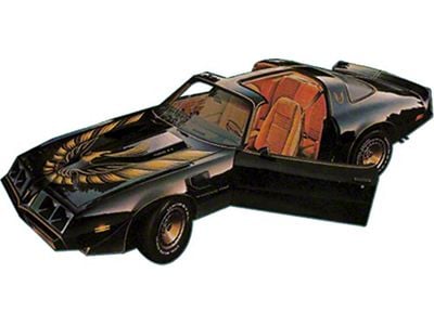 Firebird Decal Kit, Dark Gold Trans Am, Turbo, Black, Special Edition, 1980