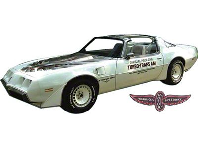 Firebird Decal Set, Silver, Trans Am, Turbo, Indy Pace Car Kit, 1980