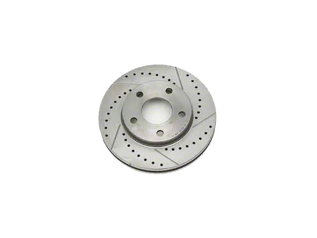 Firebird Disc Brake Rotors, Zinc Plated, Drilled & Slotted,Rear, 1967-1969