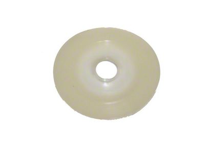 Door Glass Mount Washer/Spacer; White (68-81 Firebird)