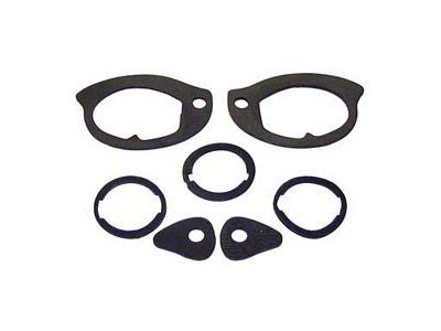 Firebird Door Handle & Trunk Lock Gasket Set, Outside, 1967-1969