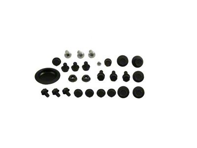 Door Hardware Mounting Bolt Kit; 27-Pieces (68-69 Firebird)