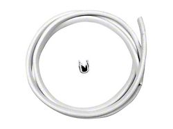 Door Jamb Windlace Trim; White (67-02 Firebird)