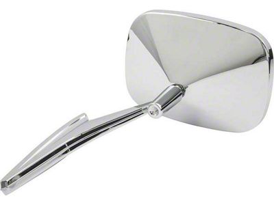 Door Mirror; Chrome; Driver Side (1968 Firebird)