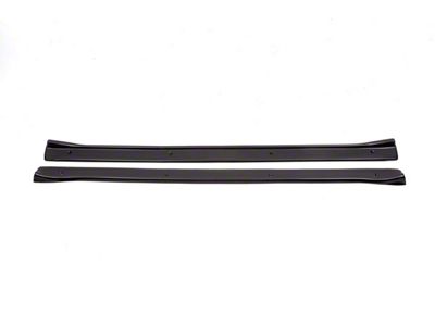 Firebird Door Sill Plates, Carbon Fiber Look, ABS, 1967-1969