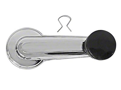 Door Window Crank; Chrome (82-92 Firebird)