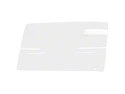 Door Window Glass; Clear; Driver Side (1967 Firebird)