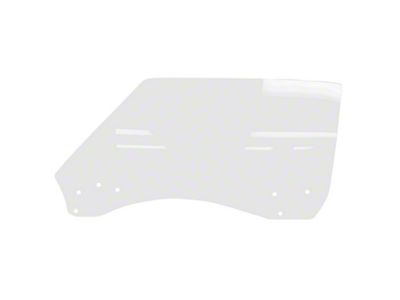 Door Window Glass; Clear; Driver Side (68-69 Firebird)