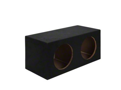Dual 10-Inch Compact Subwoofer Box; Carpeted (82-92 Firebird)