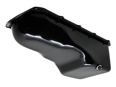 Firebird Engine Oil Pan, Black, V8, 1967-1981