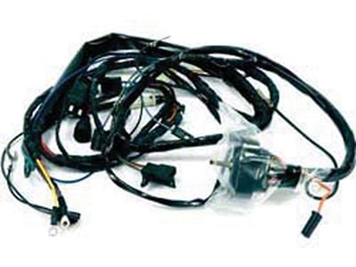Firebird Engine Wiring Harness, Turbo V8, With Gauges, 1980