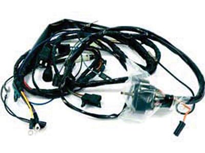 Firebird Engine Wiring Harness V8, With Rally Gauges, 1981