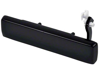 Exterior Door Handle; Drivers Side; Black (93-02 Firebird)