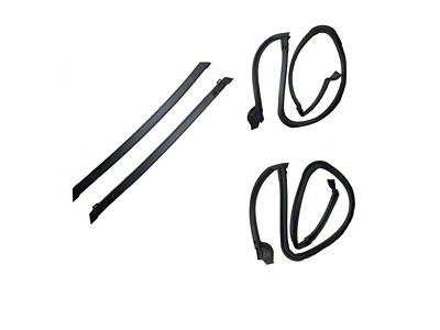 Fisher Style T-Top Seal and Side Seal Kit; 4-Piece (78-81 Firebird Coupe)