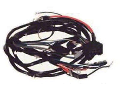 Firebird Front Light Wiring Harness, 6 Cylinder, With RallyGauges, 1968