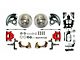 Firebird Front Power Disc Brake Conversion Kit With 8 Chrome Booster, 2 Drop 1967-1969