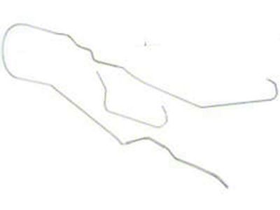 Firebird Fuel Line, Front To Rear, 3/8, Stainless Steel, 1967-1968