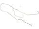 Firebird Fuel Line, Front To Rear, 3/8, Stainless Steel, 1967-1968