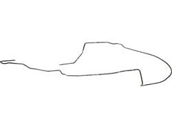 Firebird Fuel Line, Vapor Return, Left, 1975-1978