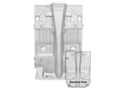 Full Floor Pan with 6-Inch Inner Wheelhouse Cut (68-69 Firebird)