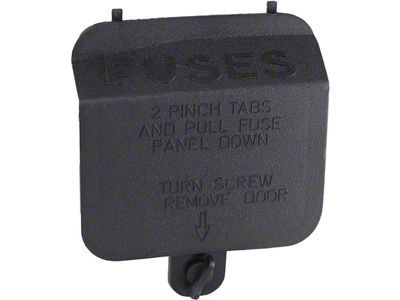 Firebird Fuse Panel Cover, 1982-1989