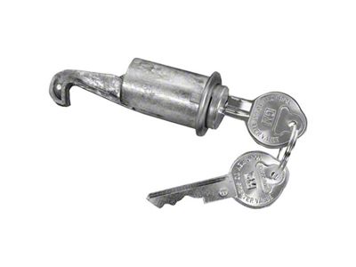 Glove Box Lock with Pear-Shaped Keys (67-68 Firebird)