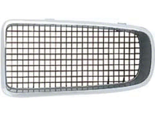 Firebird Grille, Black, Left, 1970-1971