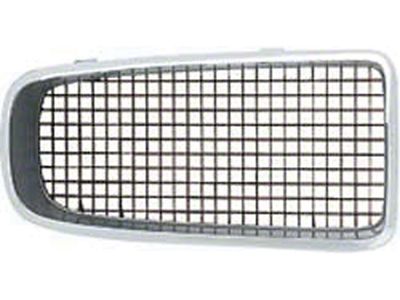 Firebird Grille, Black, Right, 1970-1971