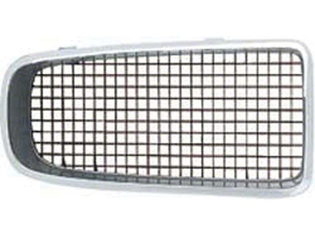 Firebird Grille, Black, Right, 1970-1971