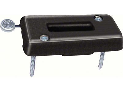 Headrest Escutcheons; Black (1969 Firebird)