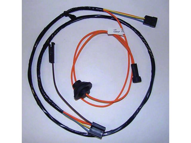 Firebird Heater Harness, Without A/C, 1970