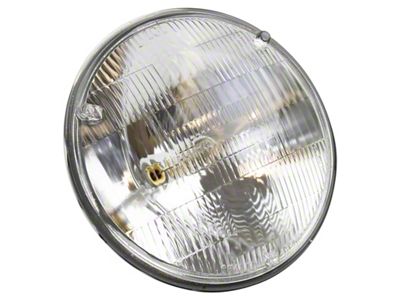 High Beam Headlight; Chrome Housing; Clear Lens (68-71 Firebird)