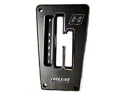 Firebird Hurst Dual Gate Shift Plate, Console, 1970-1981