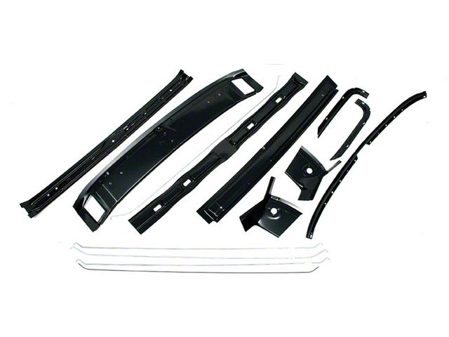 Firebird Inner Roof Panel Brace Kit, 1969