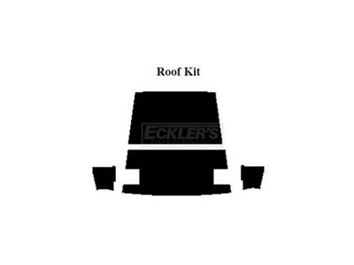 Firebird Insulation, QuietRide, AcoustiShield, Roof Kit, Coupe, T-Top, 1975-1981 (T-Top)