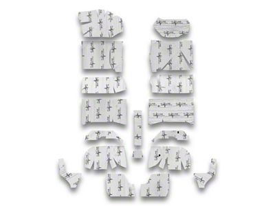 Insulation and Sound Dampening Kit; Floor (82-92 Firebird Coupe)
