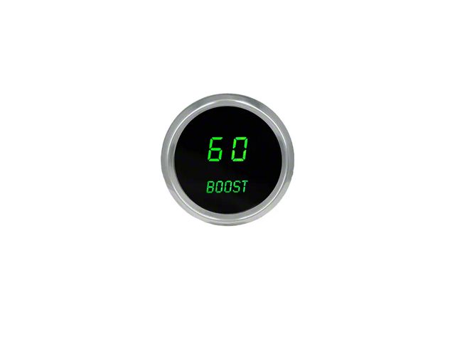 Ecklers LED Analog Bargraph Boost Gauge with Chrome Bezel; 2-1/16-Inch ...