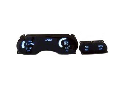 Firebird - Led Digital Replacment Gauge Panel, Green, 1970-1981