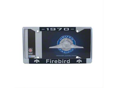 License Plate Frame; Chrome (1970 Firebird)