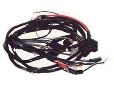 Firebird Front Light Wiring Harness, 6 Cylinder, With Warning Lights, Without Cornering Lights, 1968