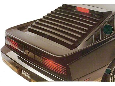 Firebird Louvers, Rear Window, Aluminum, With Brake Light, 1982-1992