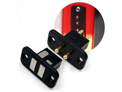 Modular Door Jamb Contact Set; 2-Contacts (Universal; Some Adaptation May Be Required)