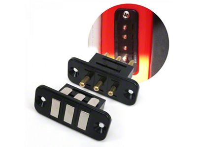 Modular Door Jamb Contact Set; 3-Contacts (Universal; Some Adaptation May Be Required)