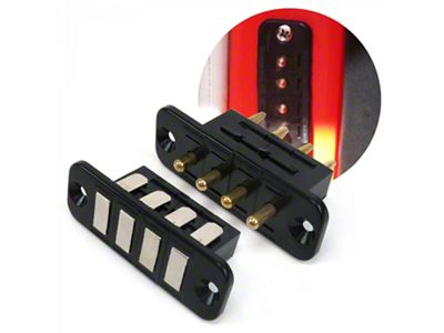 Modular Door Jamb Contact Set; 4-Contacts (Universal; Some Adaptation May Be Required)
